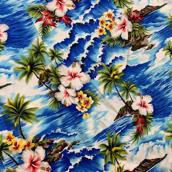 Vintage Pacific Legend Hawaiian Dress Aloha Print SZ XL - Picture 2 of 4